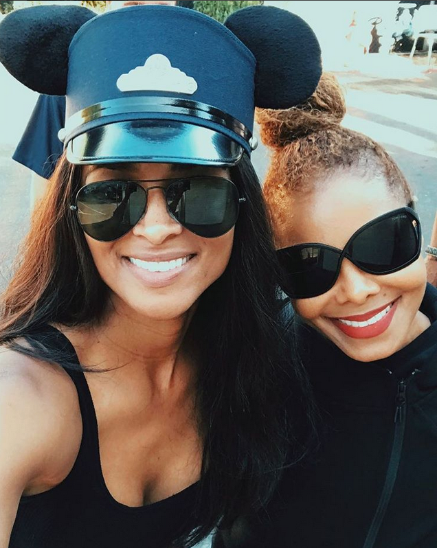Janet Jackson And Ciara Enjoy Play Date With Their Sons At Disneyland